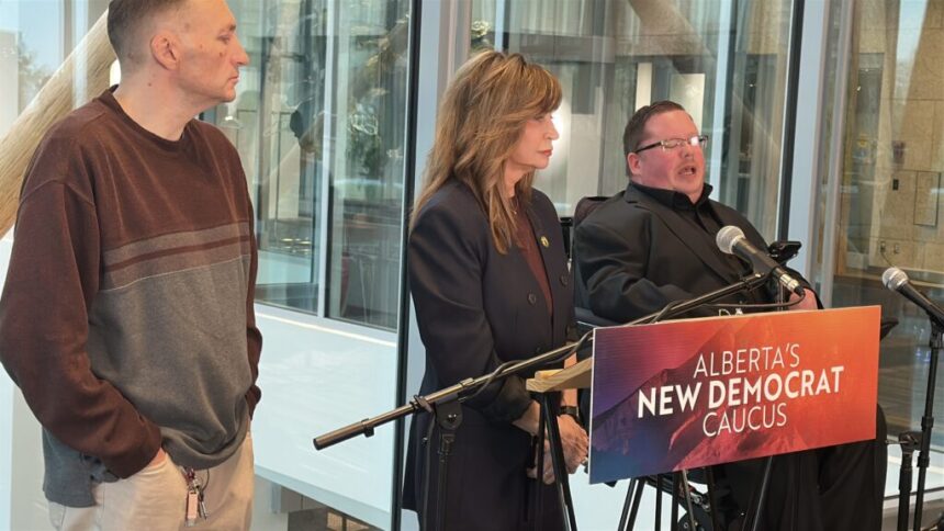 Alberta NDP renews calls to end planned changes to disability income support program